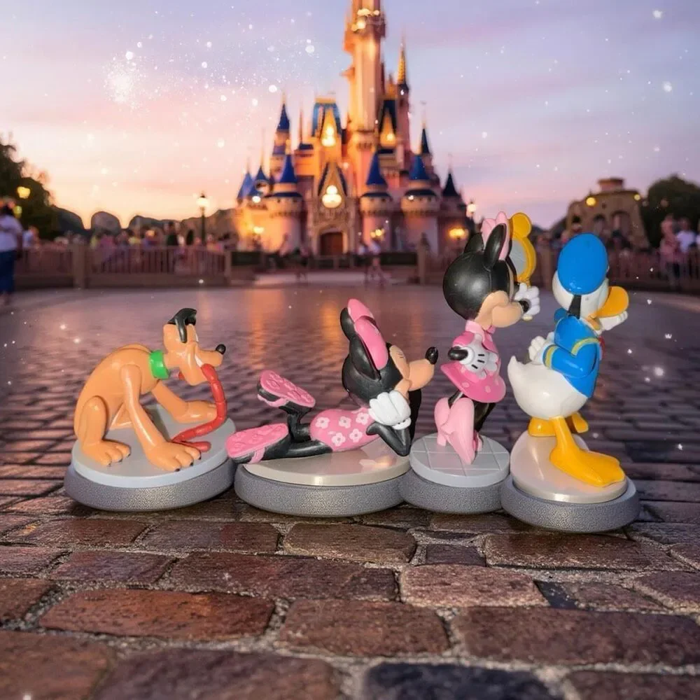 Disney's Cake Toppers Minnie Pluto Donald Duck Figures Toppers A48